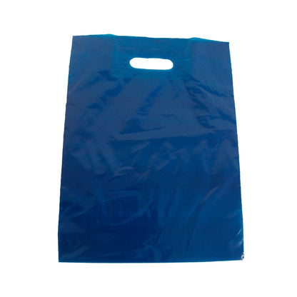 Bolsas de plástico troqueladas de baja densidad (BD) - Azul marino