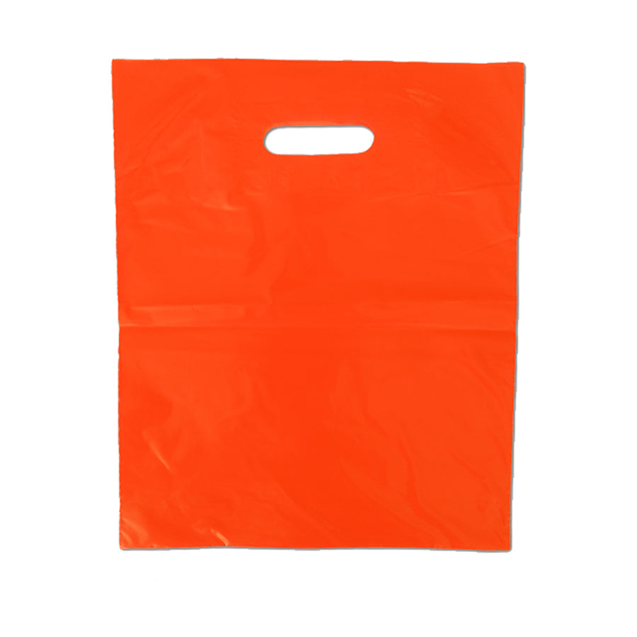 Low-Density (LD) Orange Bean Cut Plastic Bags