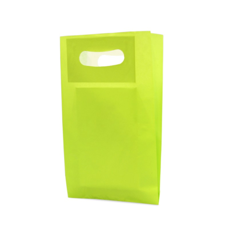 Kraft Bean Cut Bags Natural 60g - Green