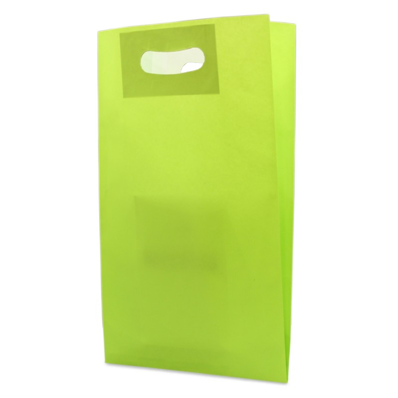 Kraft Bean Cut Bags Natural 60g - Green