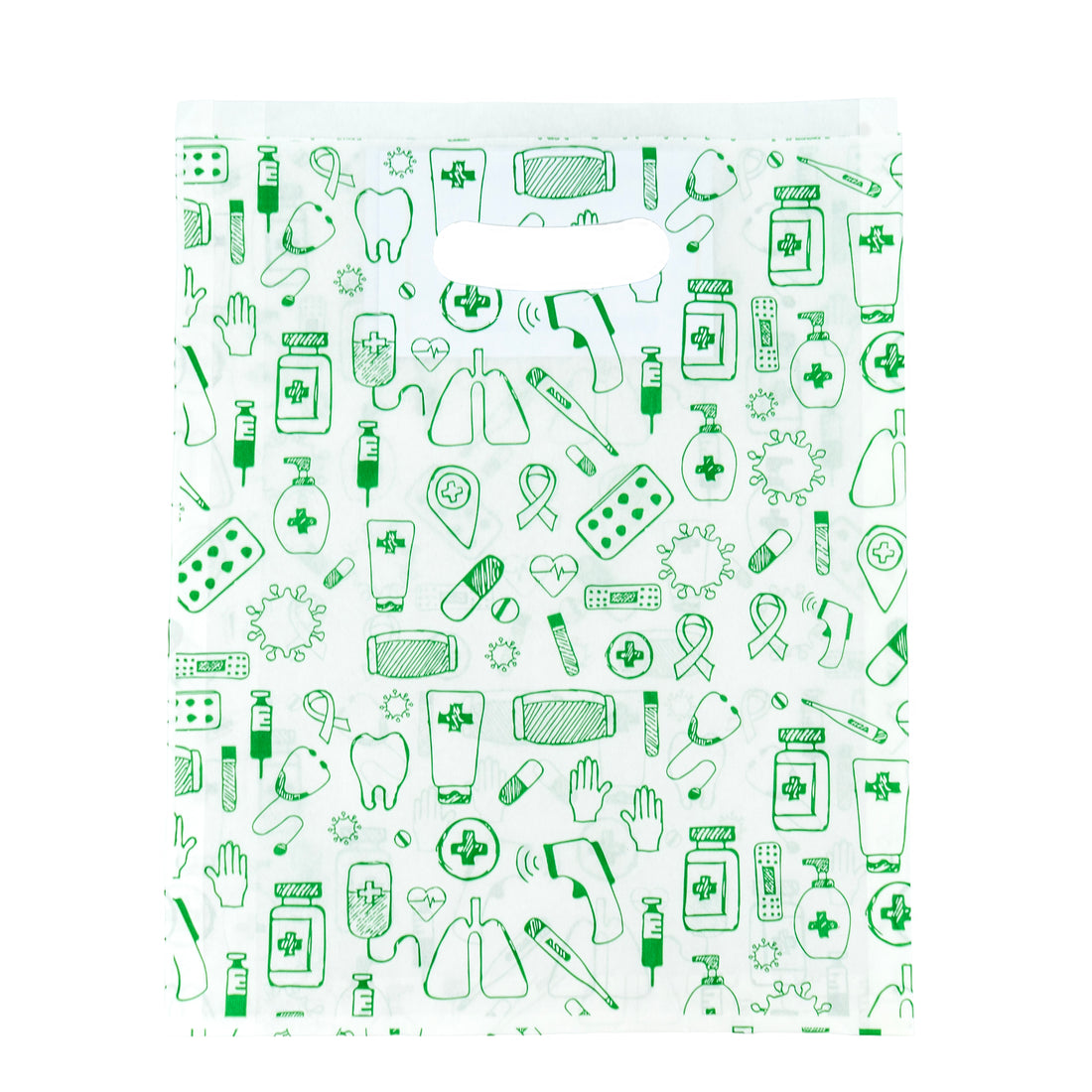 Kraft Natural Cut Bean Bags 40g - White and Green - "Pharmacy Generic"