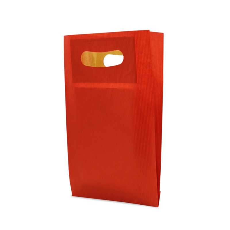 Bolsas Corte Habichuela Kraft Natural 60g - Rojo