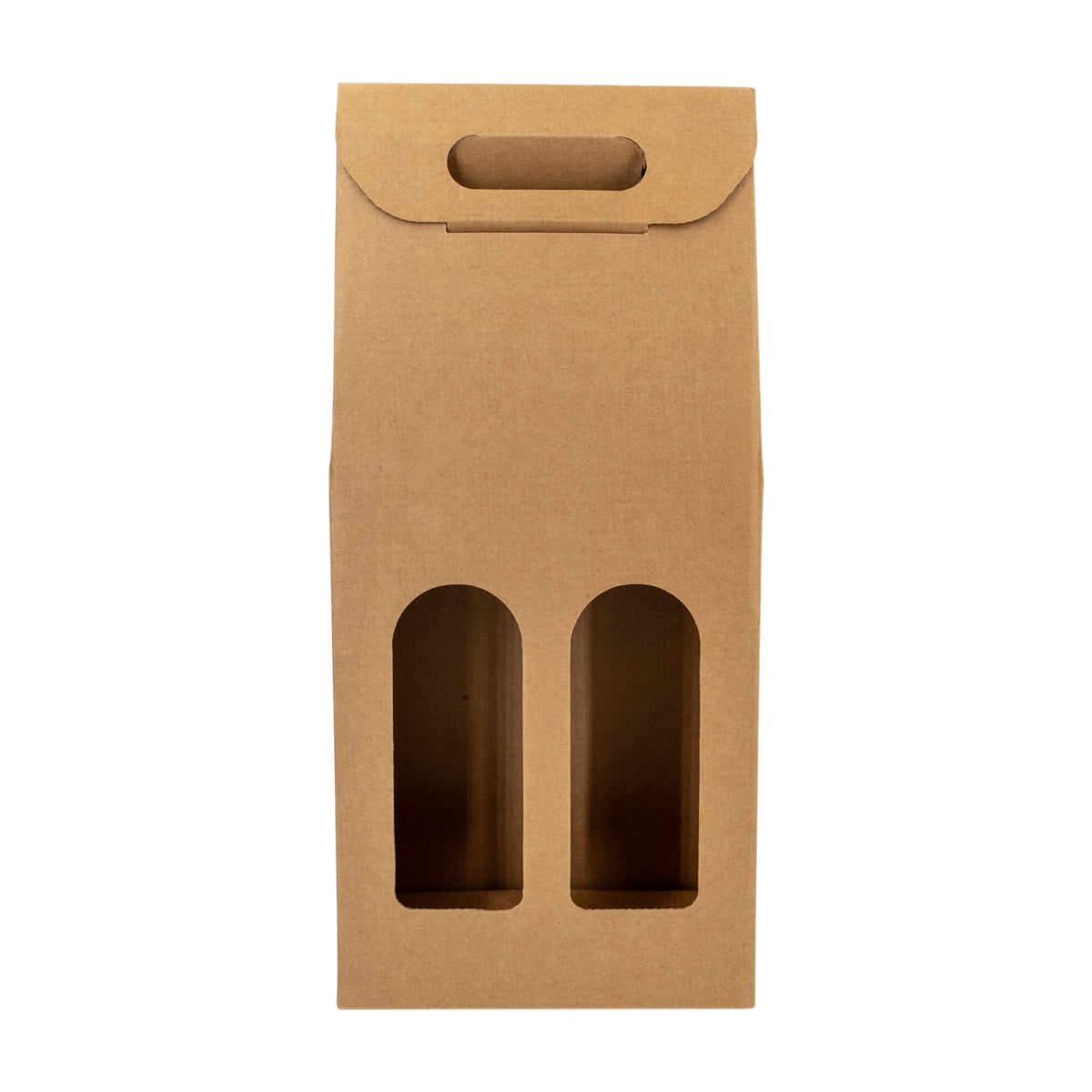 Windowed Bottle Boxes - Kraft