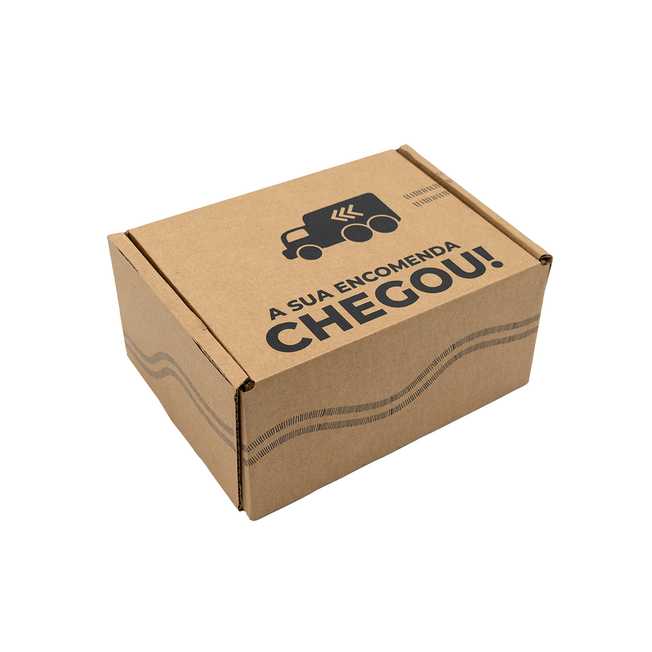 Assemble Boxes Model 0427 B-Flute - Kraft - "Your Order Has Arrived"