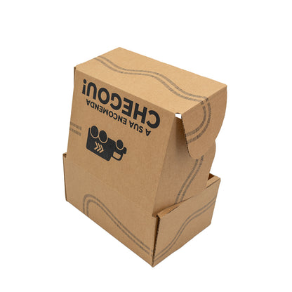 Assemble Boxes Model 0427 B-Flute - Kraft - "Your Order Has Arrived"