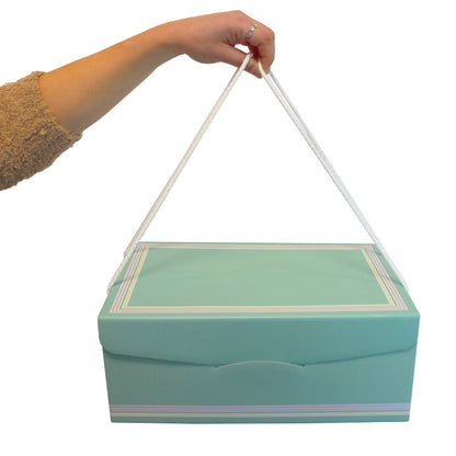 Cajas Segreto con Cordón - Azul Claro - "Pascua"