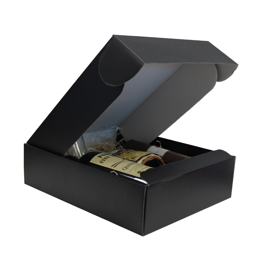 Cajas Cantinetta para Botellas - Negro - "Kraft"