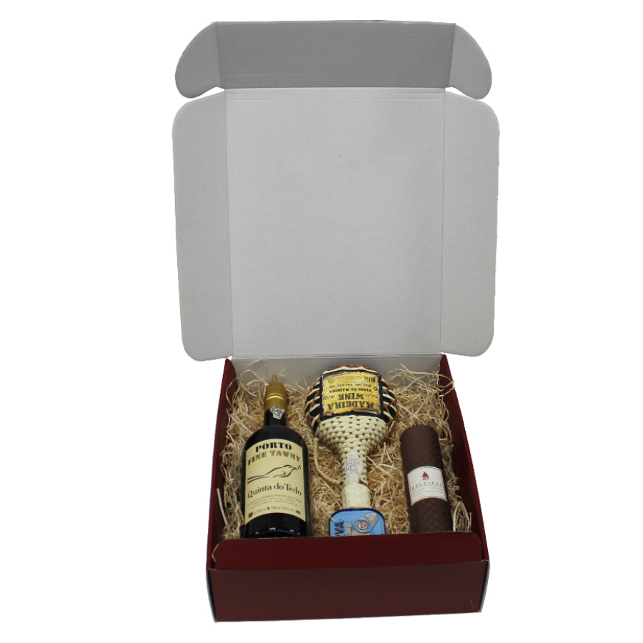 Cantinetta Boxes with White Interior for Bottles - Embossed Laminated - Bordeaux