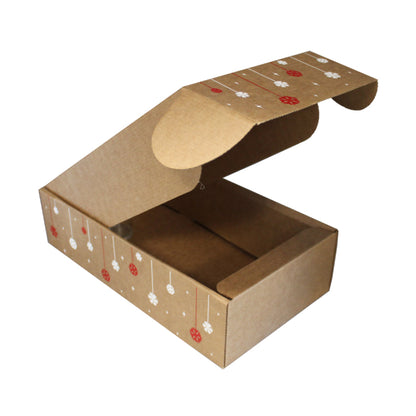 Cantinetta Bottle Boxes - Kraft - "Feliz Natal"