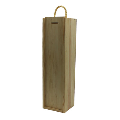 Caja con tapa para botellas - Madera