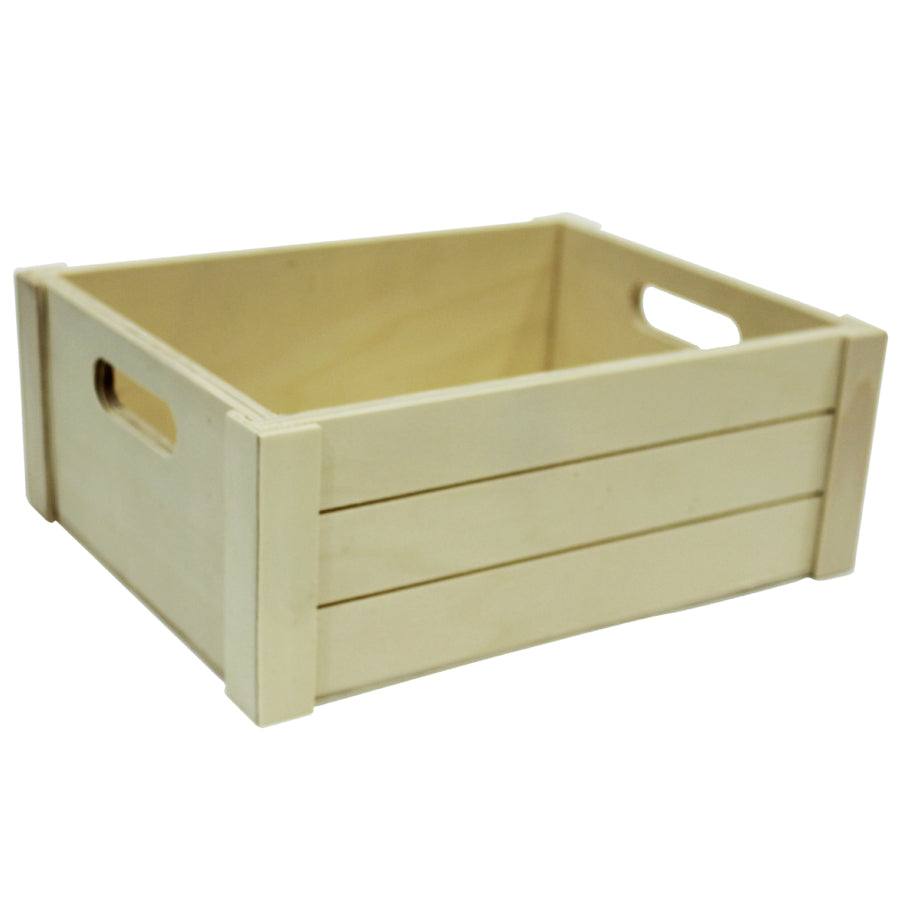 Wooden Tray Box with Handle