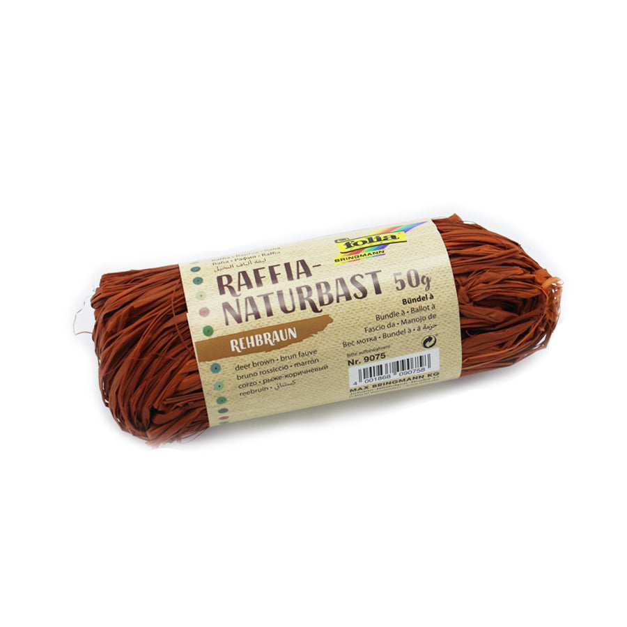 Raffia Ball - Brown
