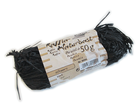 Black Raffia Skein