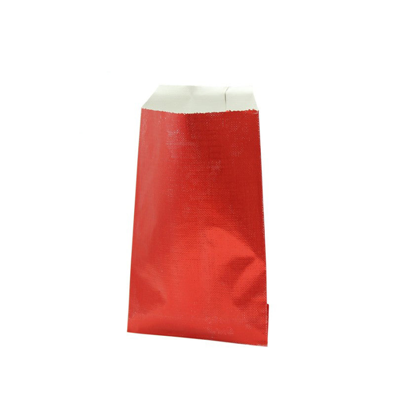 Sobres de papel kraft gofrado - Rojo metalizado