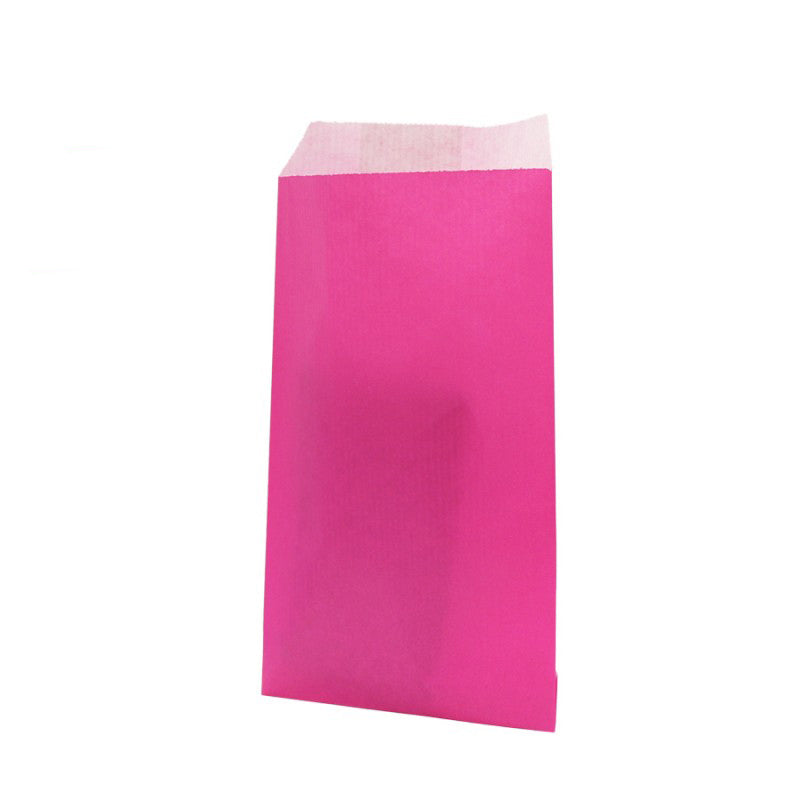 White Kraft Paper Envelopes - Fuchsia