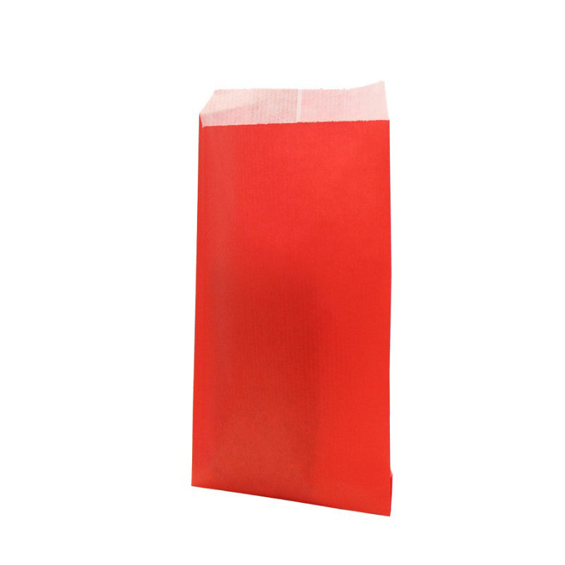 White Kraft Paper Envelopes - Red