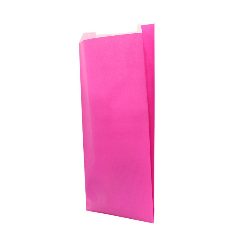 White Kraft Paper Envelopes - Fuchsia