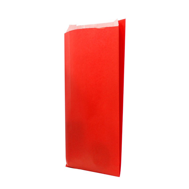 White Kraft Paper Envelopes - Red