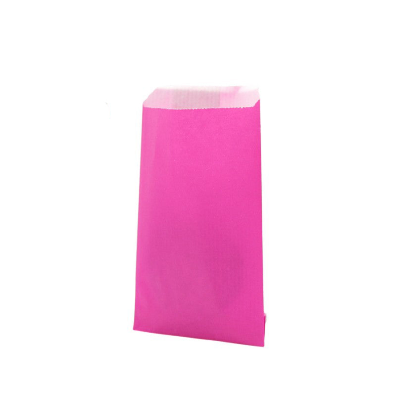 White Kraft Paper Envelopes - Fuchsia