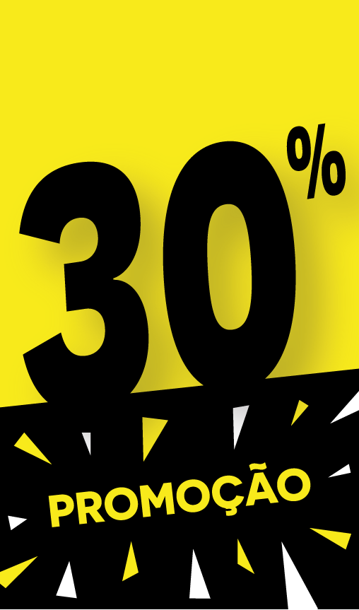Etiqueta de Cartolina para Promoção - Amarelo e Preto