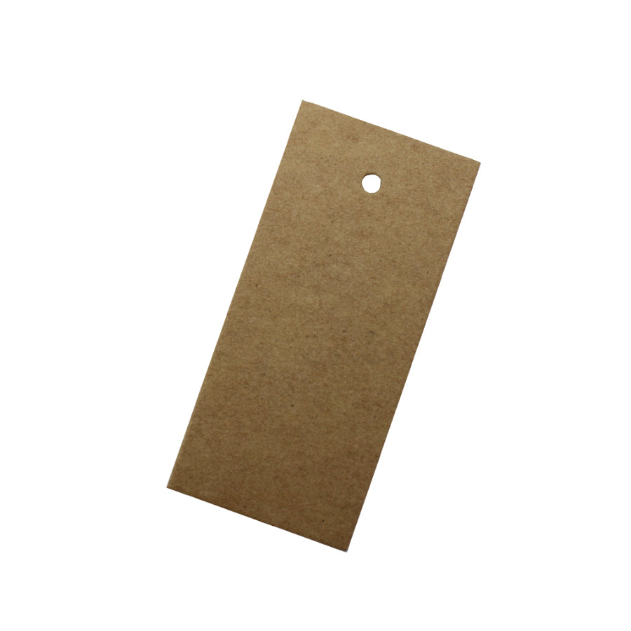 Etiquetas em Cartolina com Furo para Loja 275g - Kraft