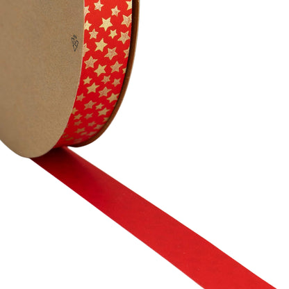 Cinta Pintada - Rojo y Oro - "Estrellas"