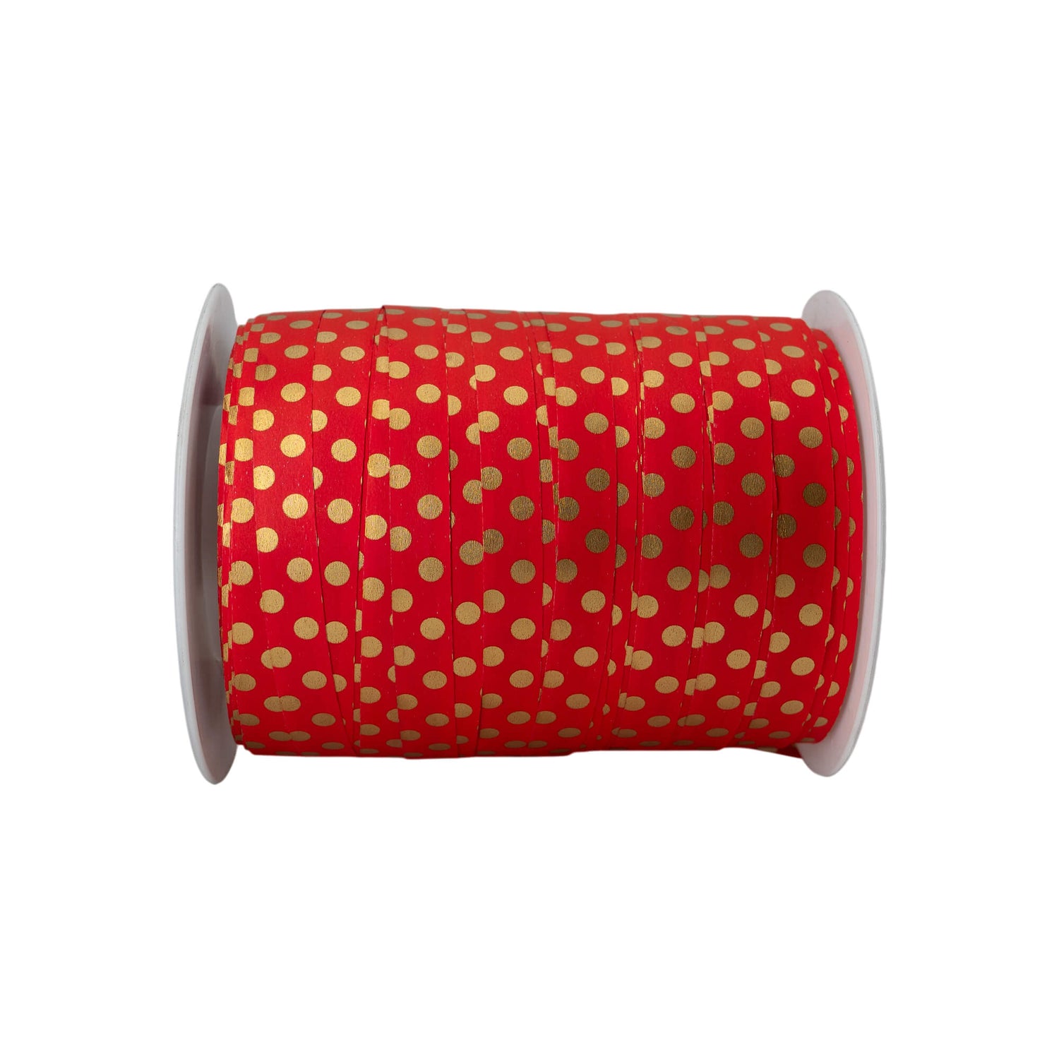 Cinta Dots Stripes - Roja y Oro - "Bolas"