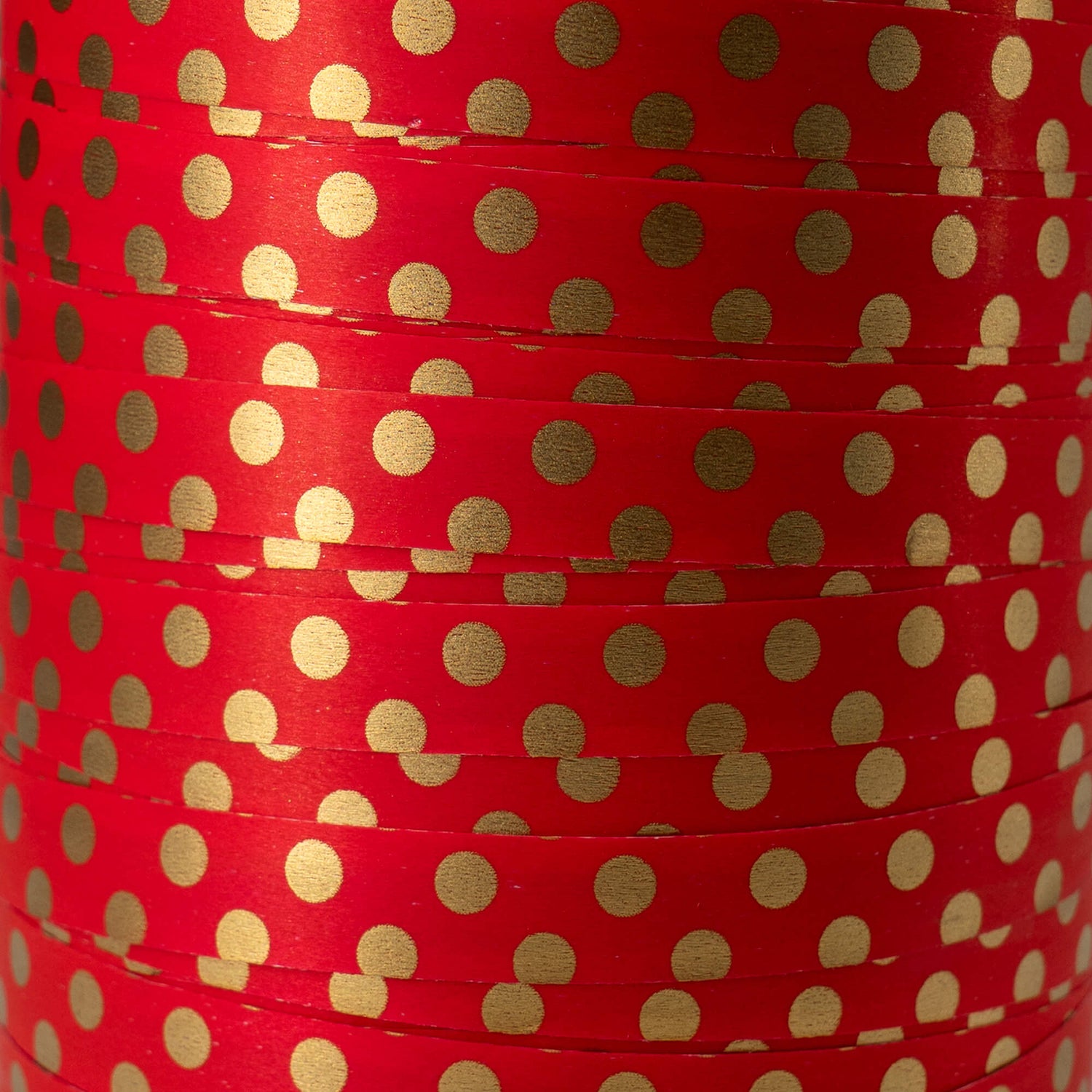 Cinta Dots Stripes - Roja y Oro - "Bolas"