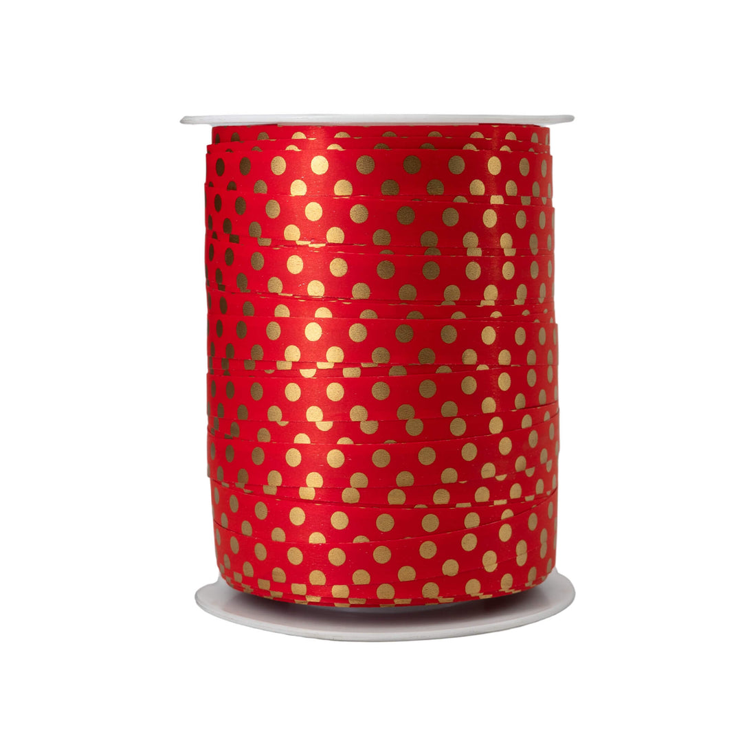 Cinta Dots Stripes - Roja y Oro - "Bolas"