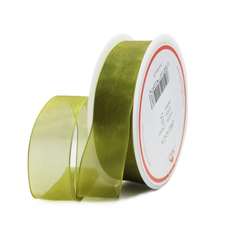 Fita Organza - Verde Ouro