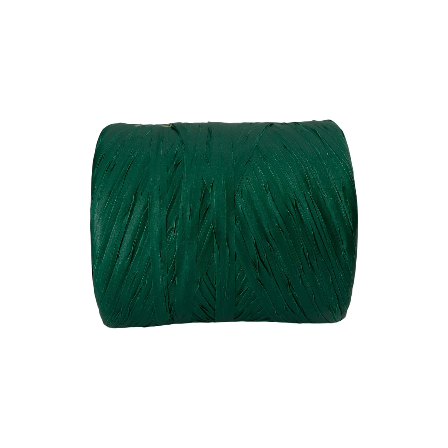 Star Raffia Ribbon - Dark Green