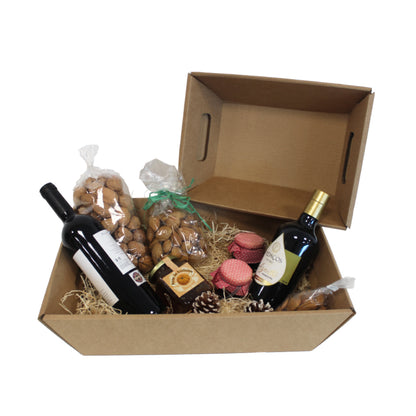 Basket with Handle - Kraft - "Avel"