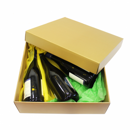 Gourmet Box in Microflute - Gold