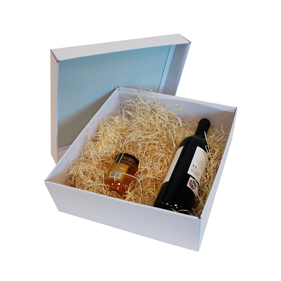 Gourmet Box in Micro-flute - White