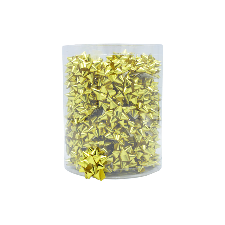 Caja con Lazos Metálicos - Oro