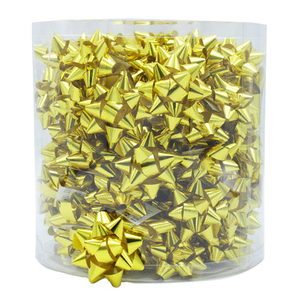 Caja con Lazos Metálicos - Oro