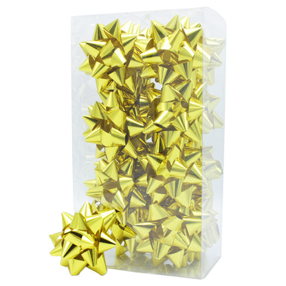 Caja con Lazos Metálicos - Oro