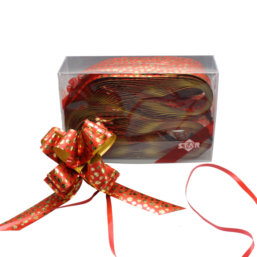 Caja con Lazos Rapid - Rojo - "Jingle Bells"