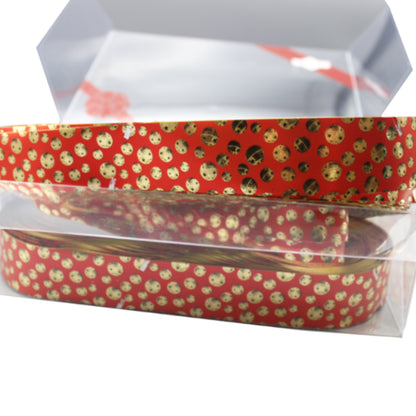 Caja con Lazos Rapid - Rojo - "Jingle Bells"