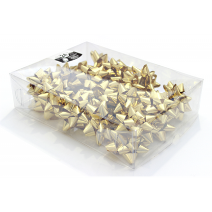 Caja con Lazos Metálicos - Oro