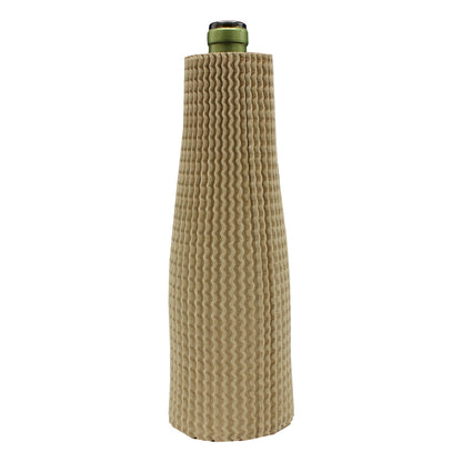 Protección tubular de cartón para botellas - Marrón