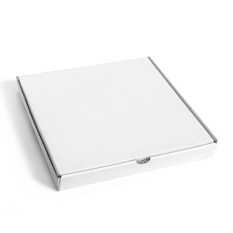 Cajas para Pizza en Cartón Microcanalado - Blanco