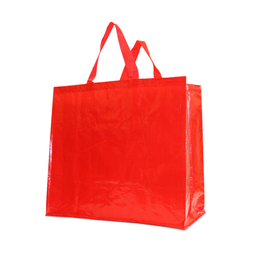 Sacos Polipropileno (PP) Woven Laminado 120g - Plastificado Brilho - Vermelho