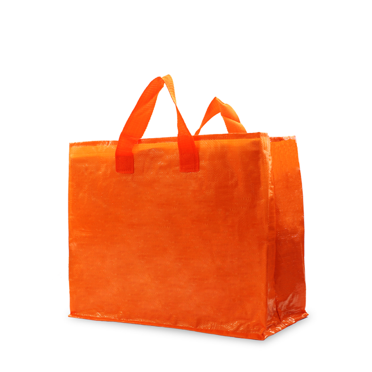 Sacos Polipropileno (PP) Woven Laminado - Plastificado Brilho - Laranja