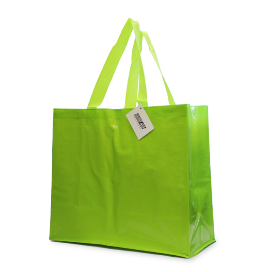 Sacos Polipropileno (PP) Woven Laminado - Plastificado Brilho - Verde Claro