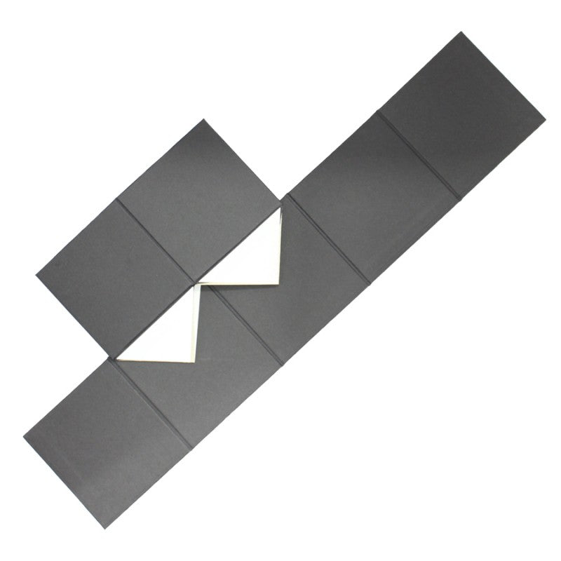 Caja Premium Tarjeta 1200g con Imán y Adhesivo - Plastificado Mate - Negro