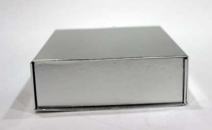 Premium Cardboard Box 1200g with Magnet and Adhesive - Silver