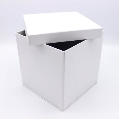 Caja Premium Tarjeta 1200g con Tapa y Base - Plastificado Mate - Blanco