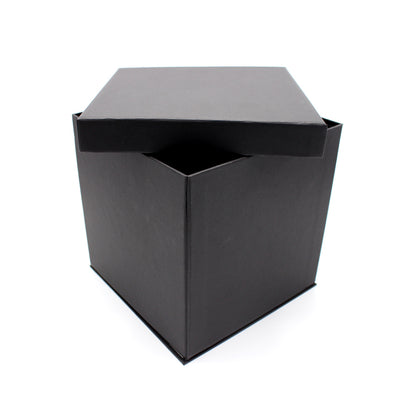Caixa Premium Cartão 1200g com Tampa e Fundo - Preto