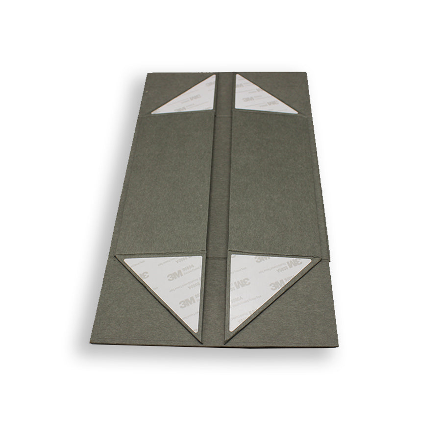 Premium Cardboard Box 1200g with Magnet and Adhesive - Grey